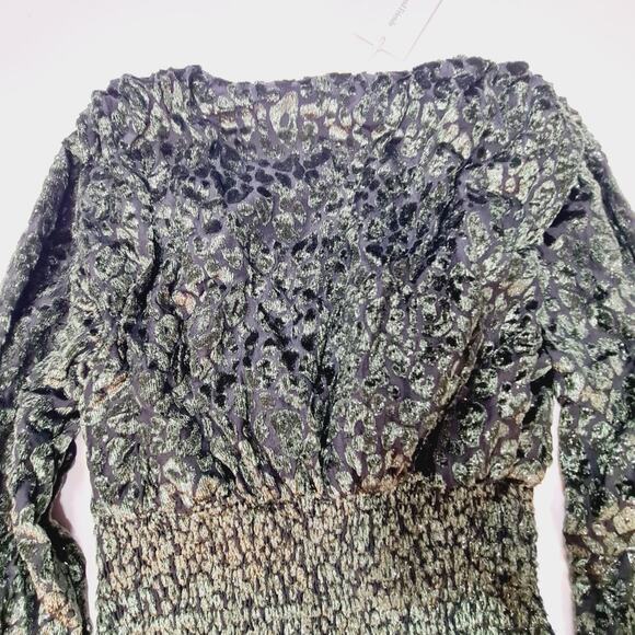 Lovers and Friends Edith Mini Dress in Moss Green XS - Picture 10 of 11